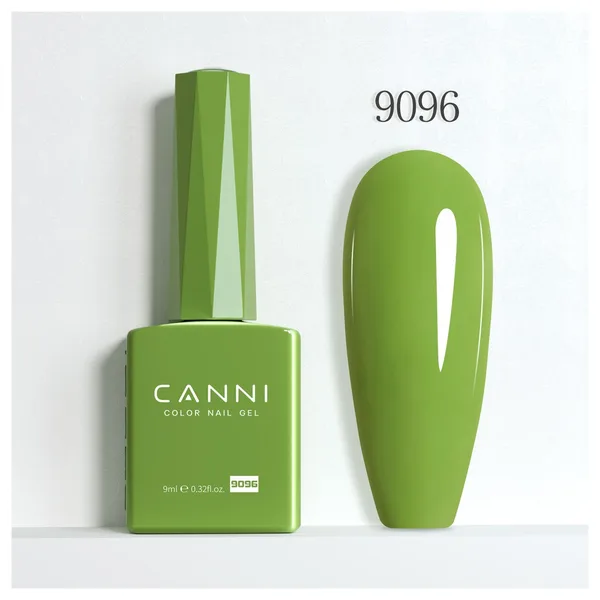 לק ג'ל CANNI 9096 – ירוק תפוח