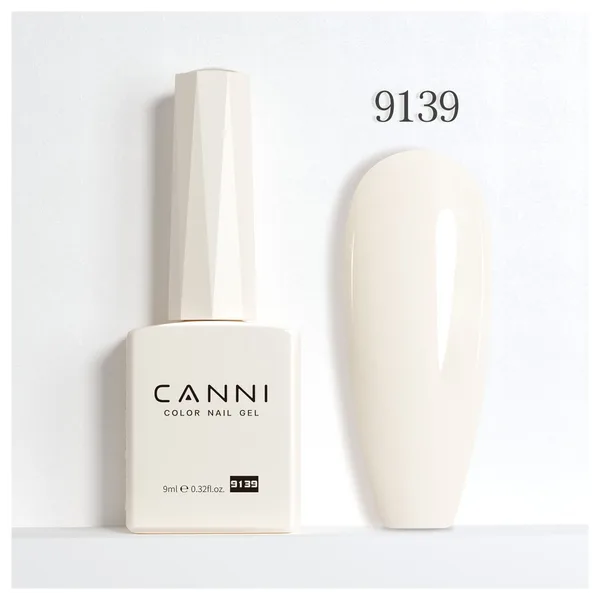 לק ג'ל CANNI 9139 – לבן שמנת